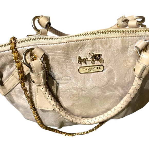 Coach RARE Special Edition Sophia Madison Embellished Leather Op Art 15922 - Picture 9 of 11